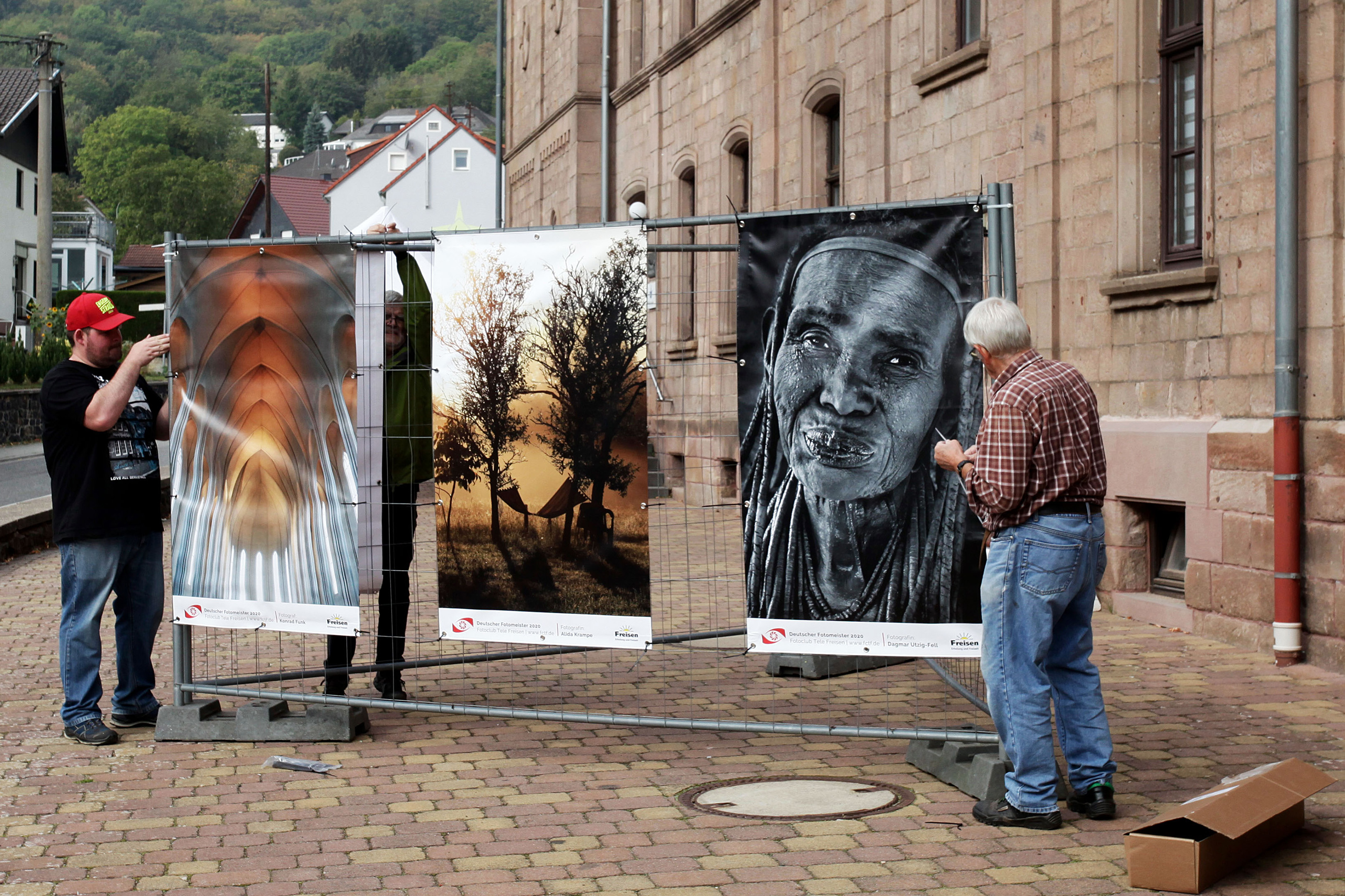 Outdoor-Ausstellung durch die Gemeinde Freisen